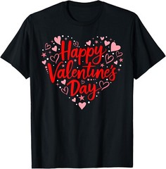 Happy Valentine_s Day Love Heart Men Women Couple Matching T-Shirt