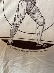 NEW Bare-Knuckle Espresso Tom Molineaux Heavyweight Boxer Shirt Size Medium