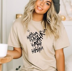 HAHAHA Shirt, Joker Laugh T-Shirt, Joker Tee, Oversize Shirt, Joker Lover Gift