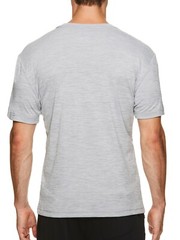 Reebok Neptune Crewneck Shirt Gym Exercise Sleet Heather Men’s Medium-XL