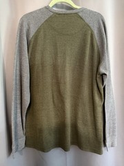 U.S. Polo Association USPA Long Sleeve Tee Shirt 2XL Green Gray