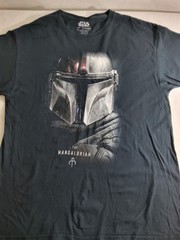 Star Wars The Mandalorian Men’s T-Shirt Size Large Black Graphic Tee