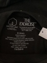 THE EXORCIST BLACK SCREEN PRINT SHORT SLEEVE CREWNECK T-Shirt Sz M*