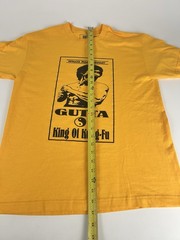 GUTTA King Of Kung Fu Bruce Lee Graphic T Shirt Yellow Men’s Medium