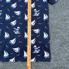 Polo Ralph Lauren Sailboat Print T-Shirt Mens Size XL Navy Custom Slim Fit NWT