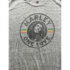 Zion Bob Marley One Love Graphic T Shirt Size XL Gray Reggae Rootswear
