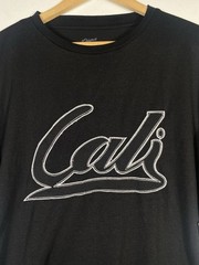 Cali T Shirt Size Large Mens Black Stitched California Streetwear Skater NEW
