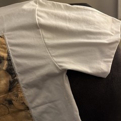 Vox Populi Saint Angel Cherub Graphic Patch T Shirt Mens White NWT L Tee