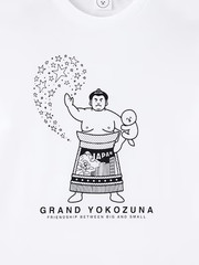 GU Graphic T-Shirt Sumo Rikishi Tee Japan Limited NEW Japanese Kimiaki Yaegashi