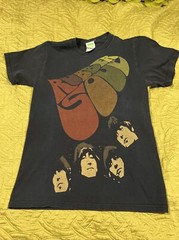 The Beatles Rubber Soul T-Shirt 2005 Black Small 100% Cotton Apple A corps LTD