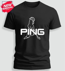 Ping Golf-Inspired Logo Heavy Cotton T-Shirt – USA Size
