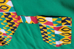 Alstyle Heavyweight Cotton Green Colorful Geometric T. Shirt Size XL EXCELLENT