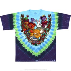 GRATEFUL DEAD-WONDERLAND JAMBAND-BEARS-TIE DYE TSHIRT M-L-XL-XXL-3X-4X-5X-6X