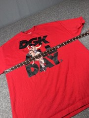 DGK Shirt Mens 2XL Red All Day Graphic Tee Skater Streetwear Urban Skate