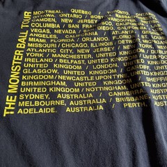 2009 Lady Gaga Monster Ball Tour T Shirt Dance In The Dark Large