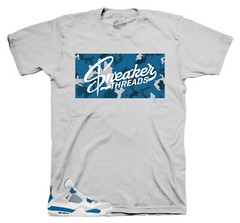 Sneaker Tees Match Jordan 4 Industrial Blue Shoes Military – ST Box Shirt