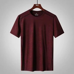 Men Big & Tall T-Shirt 6XL 7XL 8XL Casual Short Sleeve Polyester Stretch