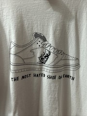 Warren Lotas “The Most Hated Shoe On Earth” Tee Medium