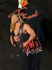 Vintage WCW Kevin Nash Shirt Mens 2XL Black Wrestling NWO Too Sweet 90s NWT