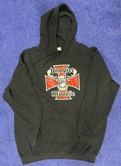 VAMPIRE MOOOSE – IRON CROSS – HOODIE BLACK – MOOSE – SWEATSHIRT