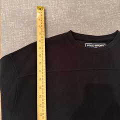 Polo Sport Ralph Lauren Vintage Mens XL Black Waffle Knit Thermal Drawstring Hem