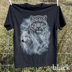 Retro Arctic Snow Leopard Comfort Tee