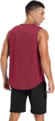 3 Pack Men’s Muscle Shirts Sleeveless Dry Fit Gym Workout Tank Top Gym