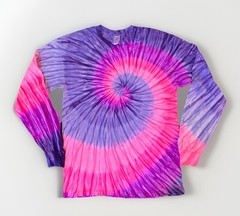 *New* 3XL & 4XL Handmade Tie Dye, Pink Violet, Crew or V-Neck