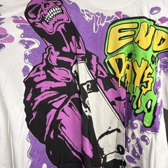 Warren Lotas T-Shirt End of Days Mens Sz 2XL Rare Graphic Purple