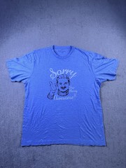 Travis Matthew TShirt Men’s XL Blue Graphic Print Sorry For Being Awesome
