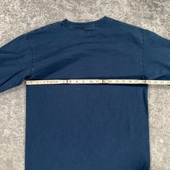 Vintage Volcom Shirt Mens Medium M Blue Long Sleeve Graphic Skater Logo 90s Y2K