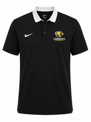 Nike Boys Black Dri-FIT Polo Shirt Size M Regular Fit Machine Washable