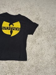 Wu-Tang Black Yellow Graphic Men’s Size XL Cotton Crew Neck Short Sleeve T-Shirt