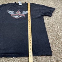 Vintage Y2K Orange County Chopper Flames T-shirt Size XL OCC Biker Motorcycle
