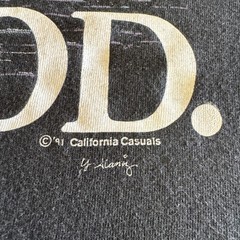 Vintage Jesus T Shirt In The Beginning God California Casuals Single 90s XL