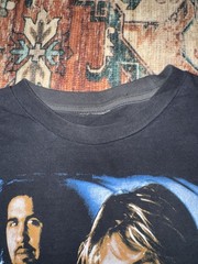 90s Euro Nirvana MTV Unplugged Live Set List T-Shirt Size L