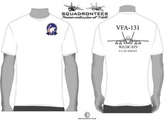 VFA-131 Wildcats F/A-18 Hornet Squadron T-Shirt D3 – USN Licensed Product