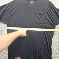 RIVERSIDE FR Work Shirt Tee XL Pocket Black Flame Resist Workwear