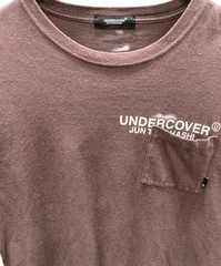 UNDERCOVER Pocket T-shirt Size: 4 Brown Men UC1E9812
