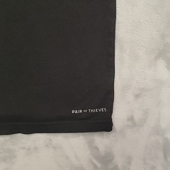 Pair of Thieves Shirt Mens Small Black Short Sleeve Crewneck Stretch Casual