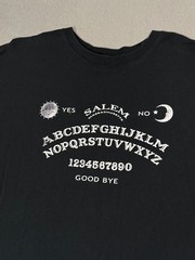 Salem Massachusetts Ouija Board Vtg Long Sleeve Black T Shirt Sweatshirt 2XL