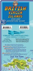 British Virgin Islands Dive Guide BVI Waterproof Map