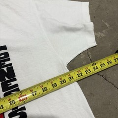 Hanes Heavy Soft Genesis Graphic Print Crew Neck White Short Sleeve T-Shirt L