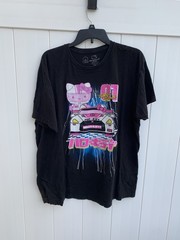Sanrio Hello Kitty Tokyo Speed Racer Black T-Shirt Adult XL 46/48