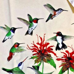 Hummingbirds T-shirt S M L XL Cotton NWT NEW Natural Unisex Hummers Summer