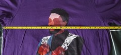 Chadwick Boseman Wakanda Forever Pose Marvel Black Panther T-shirt (Purple) – XL