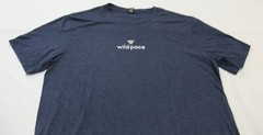 Wild Pace Unisex Adult’s S/S Classic Crewneck T-Shirt AH4 Navy Frost Size XL
