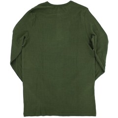 True Classic Men’s Shirt, Long Sleeve Waffle Henley style Crew Neck, MSRP $35