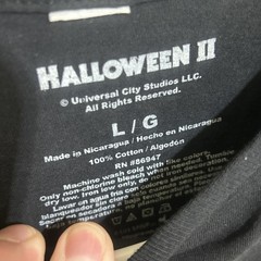 Halloween II Shirt Mens L Michael Myers Horror Movie Nightmare Has Begun NWOT