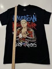 WWE American Nightmare Cody Rhodes T-Shirt Black Mens Small New